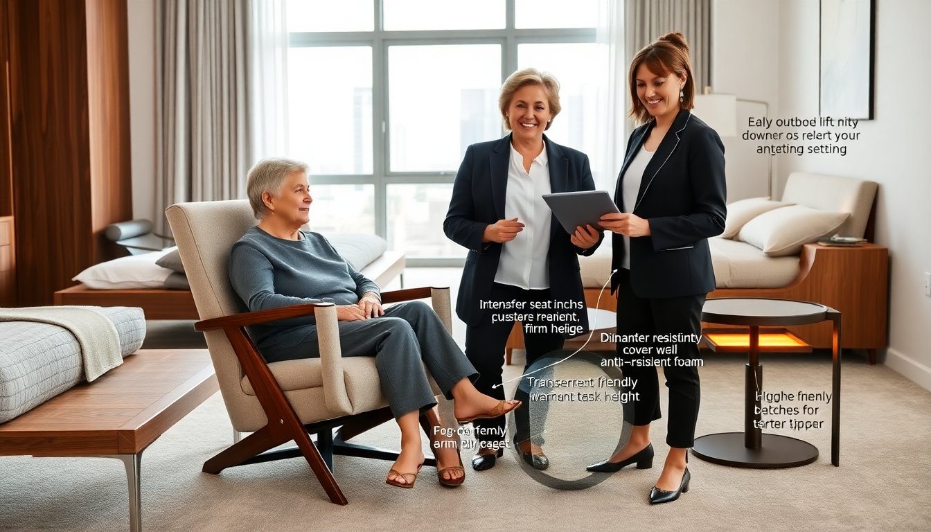 furniture supports health concerns seniors luxury interiors